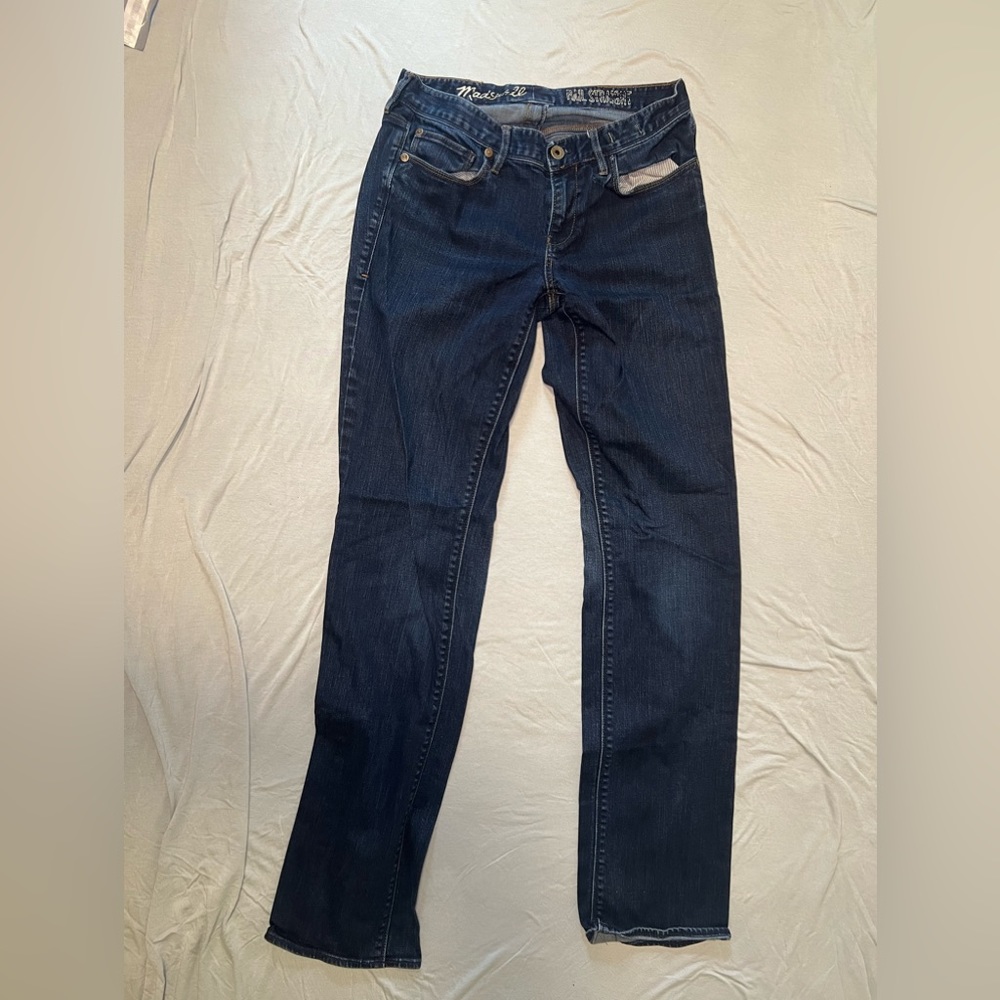 Madewell Size 29X34 Rail Straight Jeans